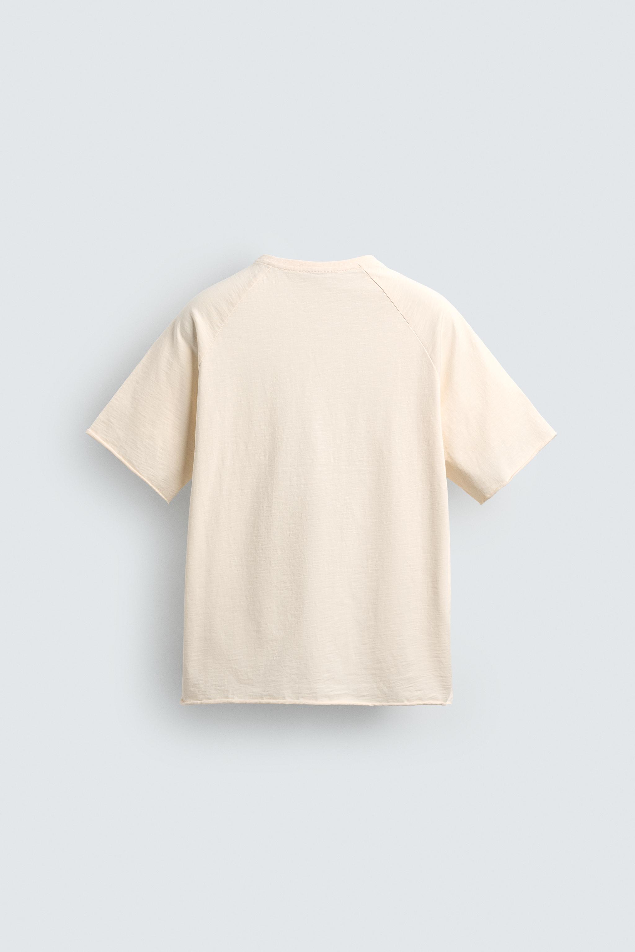 T-SHIRT RELAXED FIT INSCRIPTION DÉLAVÉE
