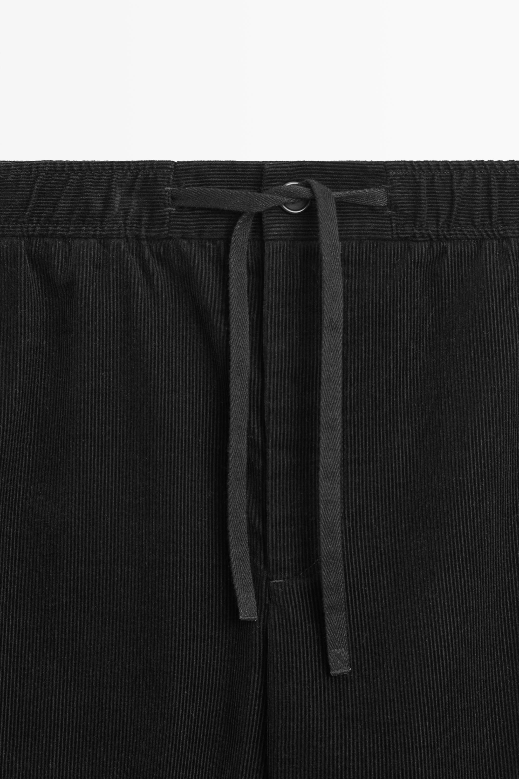 Corduroy jogger fit pants
