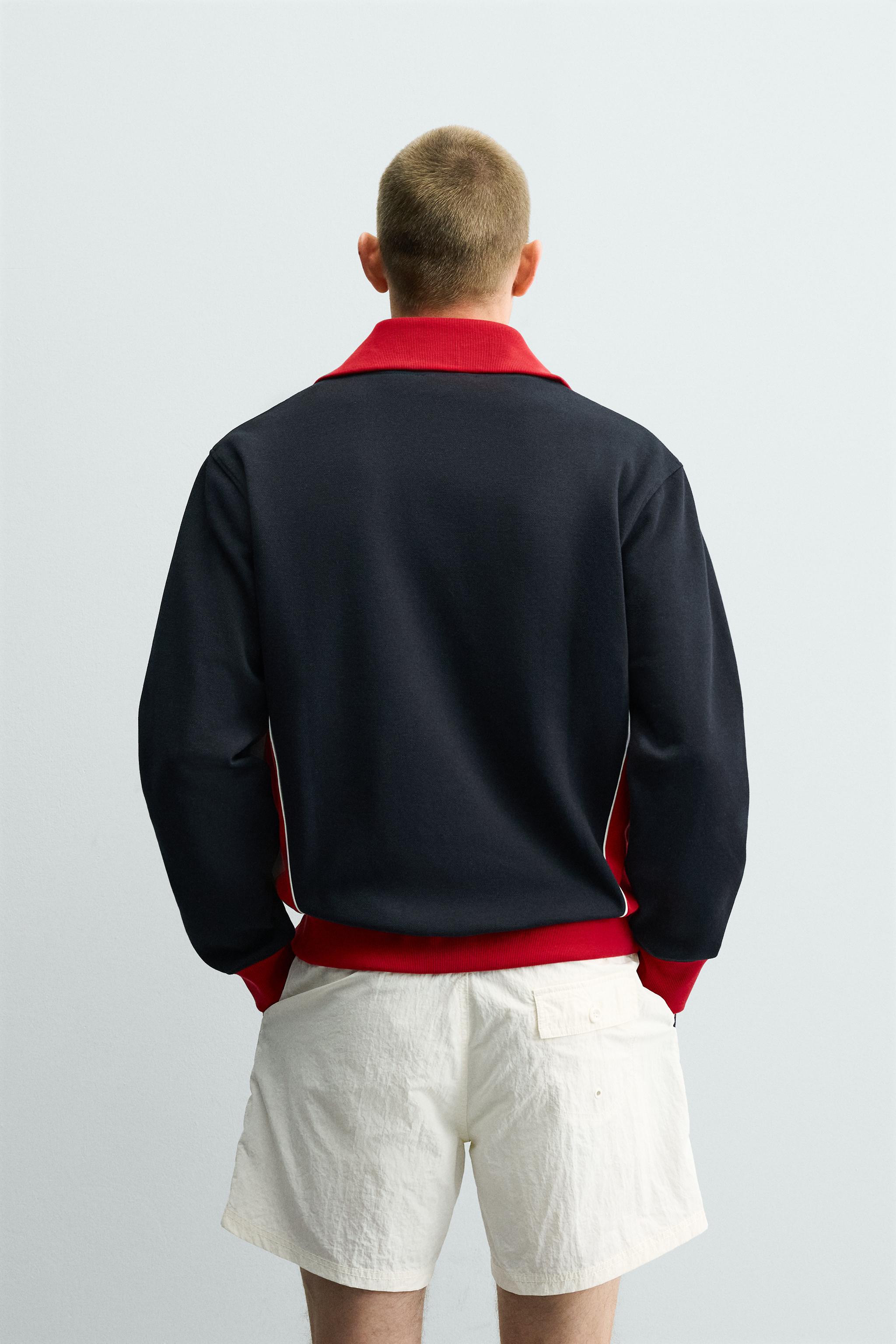 Мужские куртки Zara RETRO COLORBLOCK JACKET — фото 3