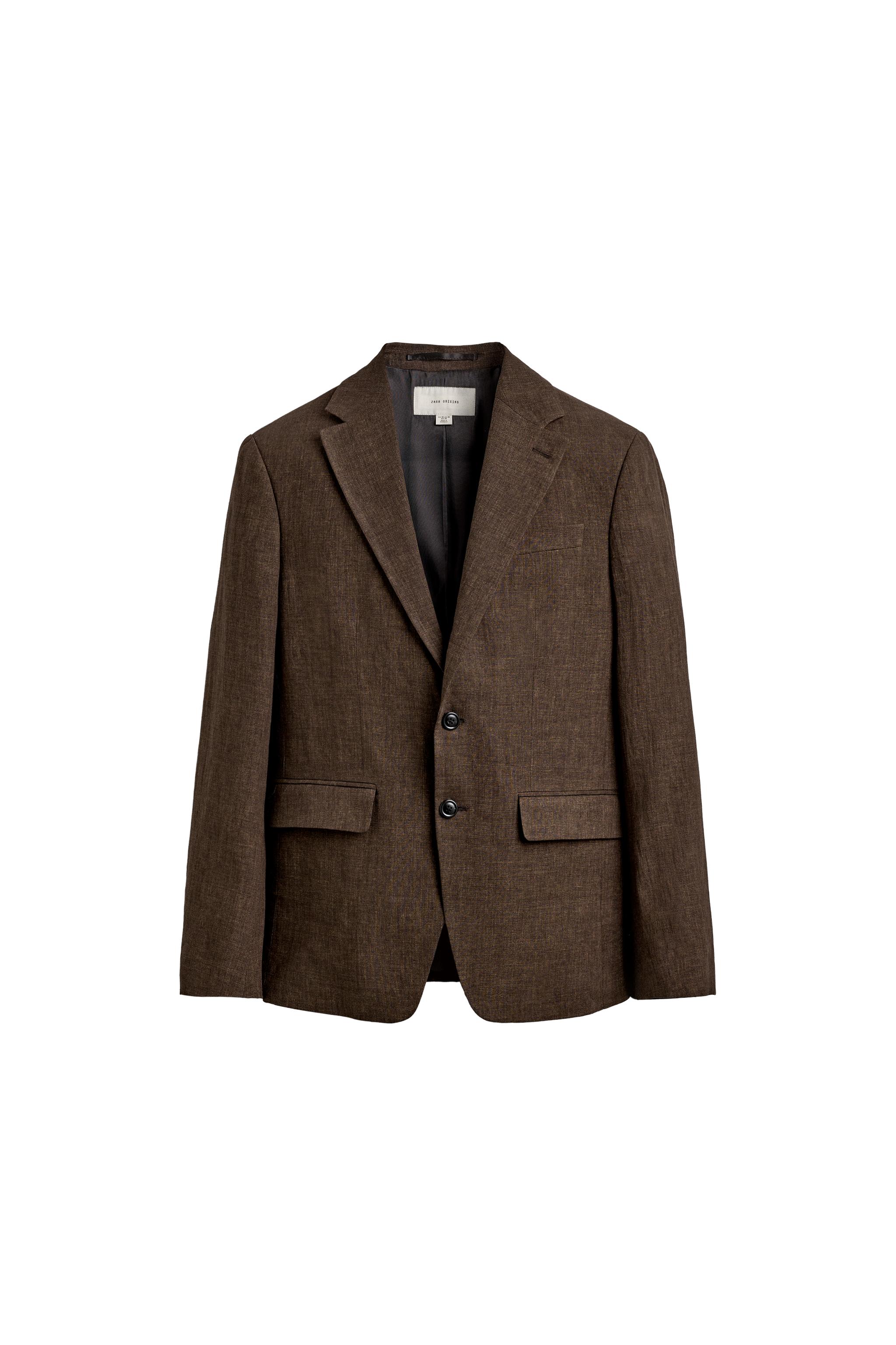 100% LINEN SUIT JACKET