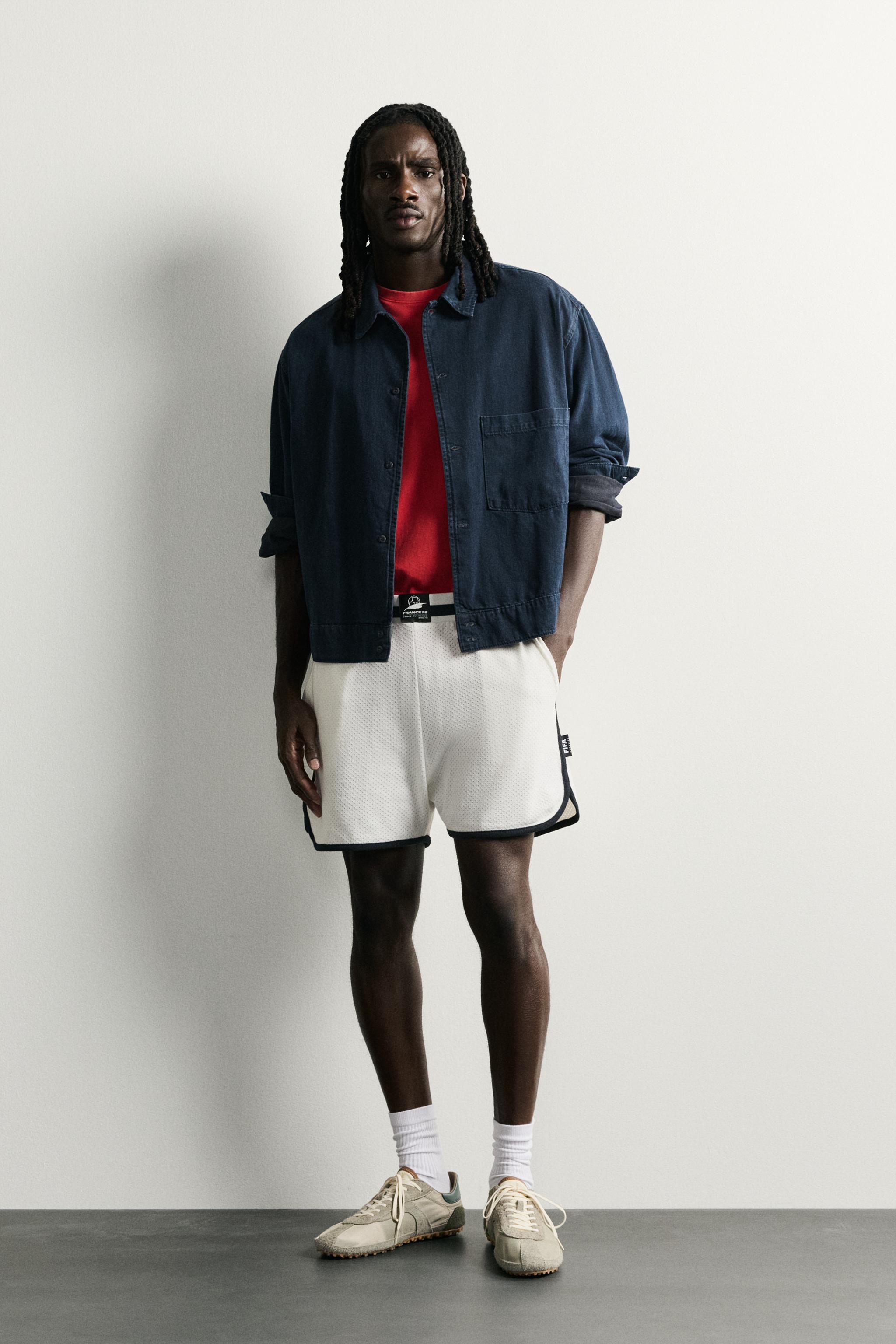Мужские шорты Zara FRANCE 98 FIFA WORLD CUP™ FIFA CLASSICS CONTRAST SHORTS