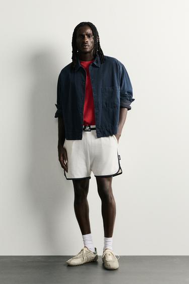 SHORTS CONTRASTE FRANCIA 98 FIFA WORLD CUP™ FIFA CLASSICS - Blanco de Zara