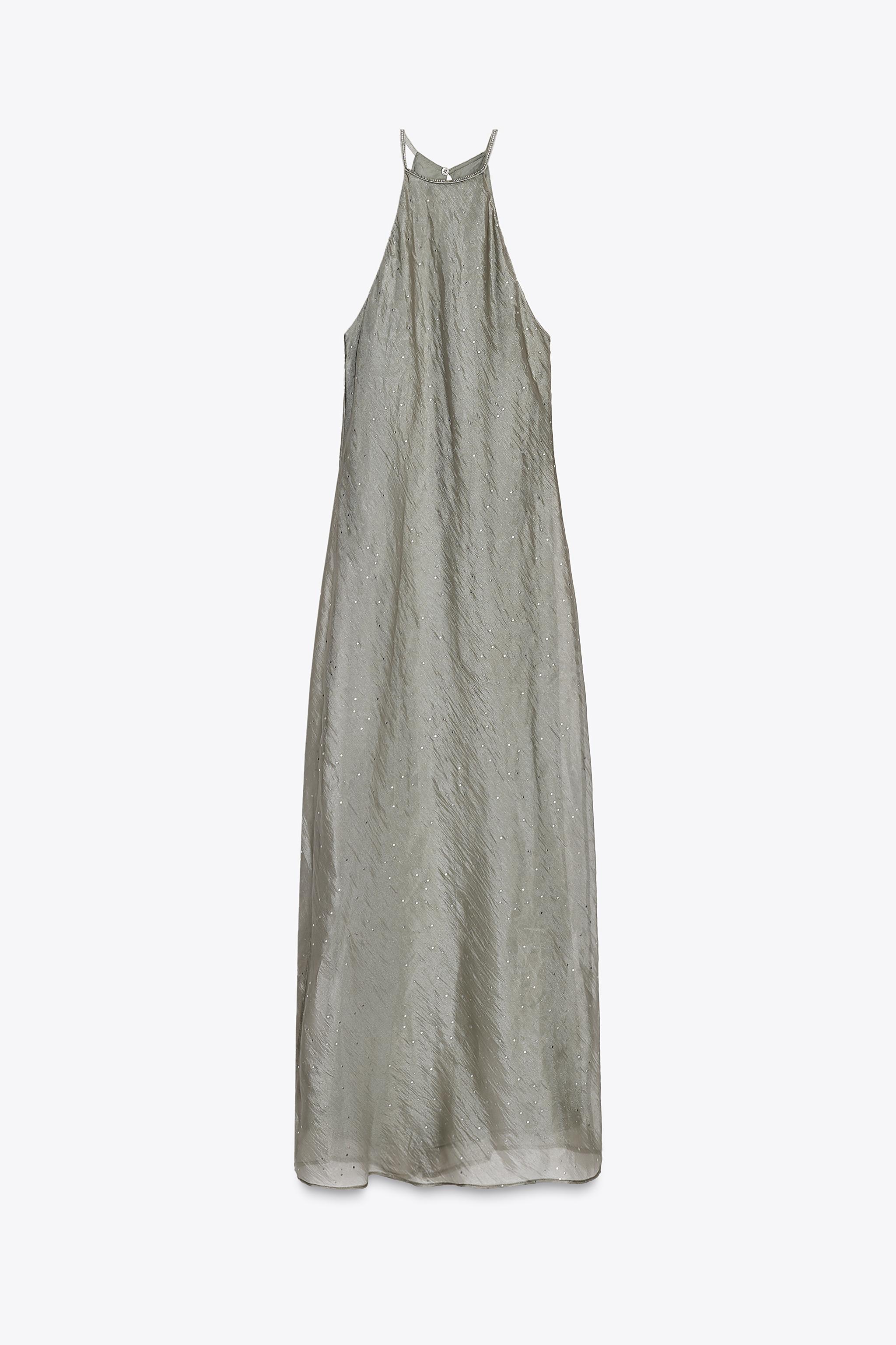 ZARA ラインストーンホルターネックミディワンピース 8372/112 08372112809-p.jpg?ts=