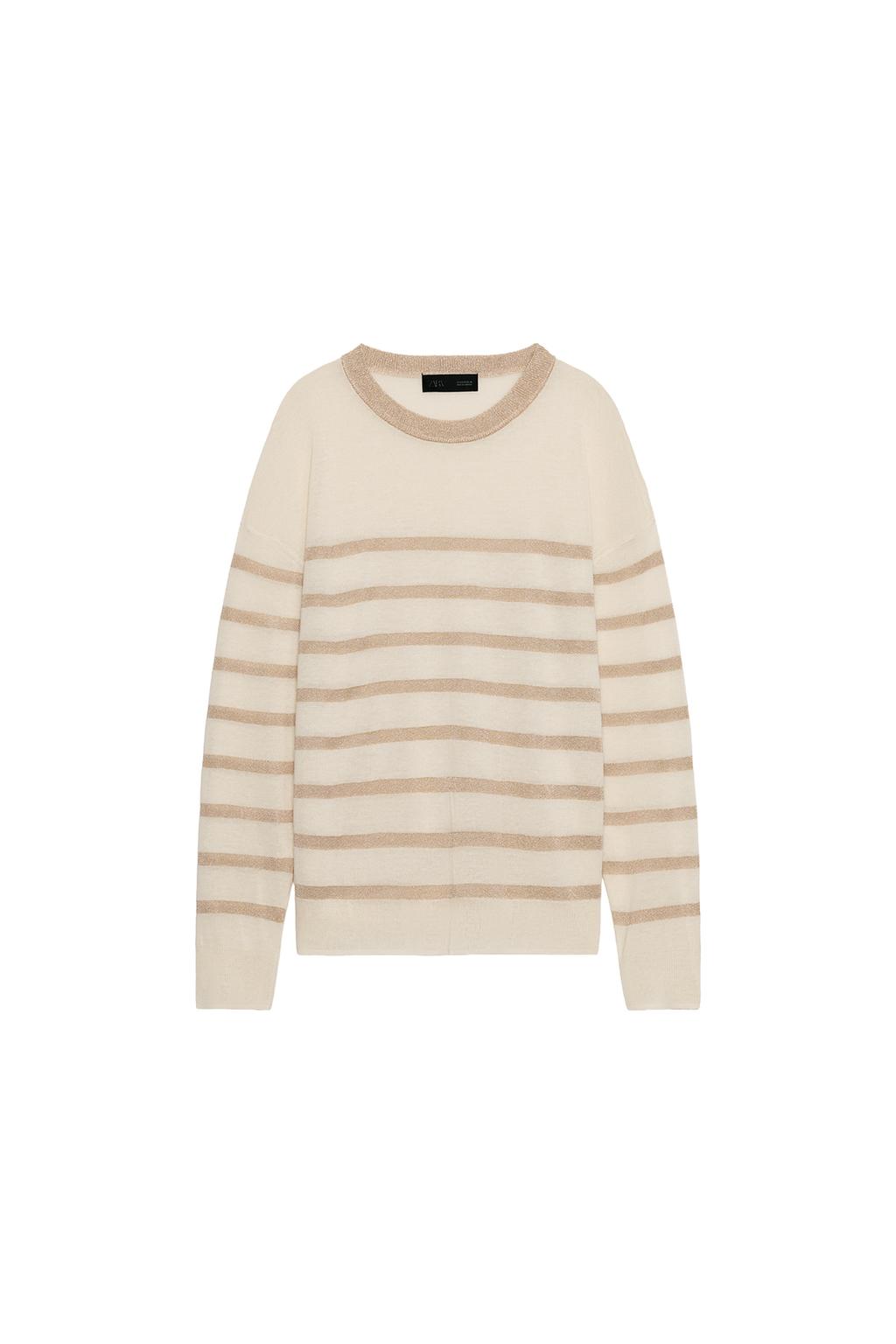 METALLIC THREAD STRIPED JUMPER - image 3
