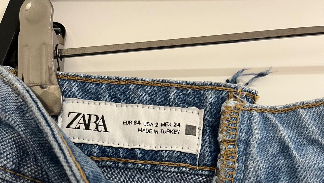 Z1975 STRAIGHT HIGH-WAIST PATCHWORK JEANS - Image 4
