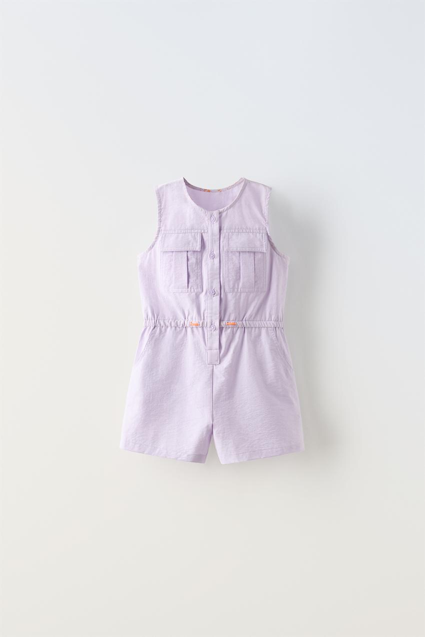 テクニカル ジャンプスーツ - 薄紫 | ZARA Japan / 日本