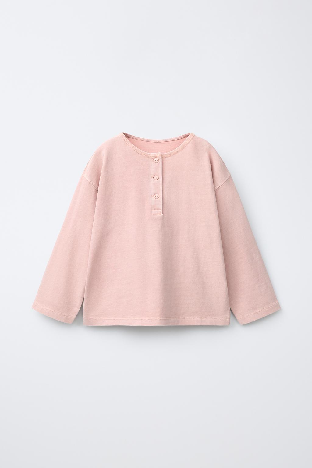 PLAIN HENLEY T-SHIRT