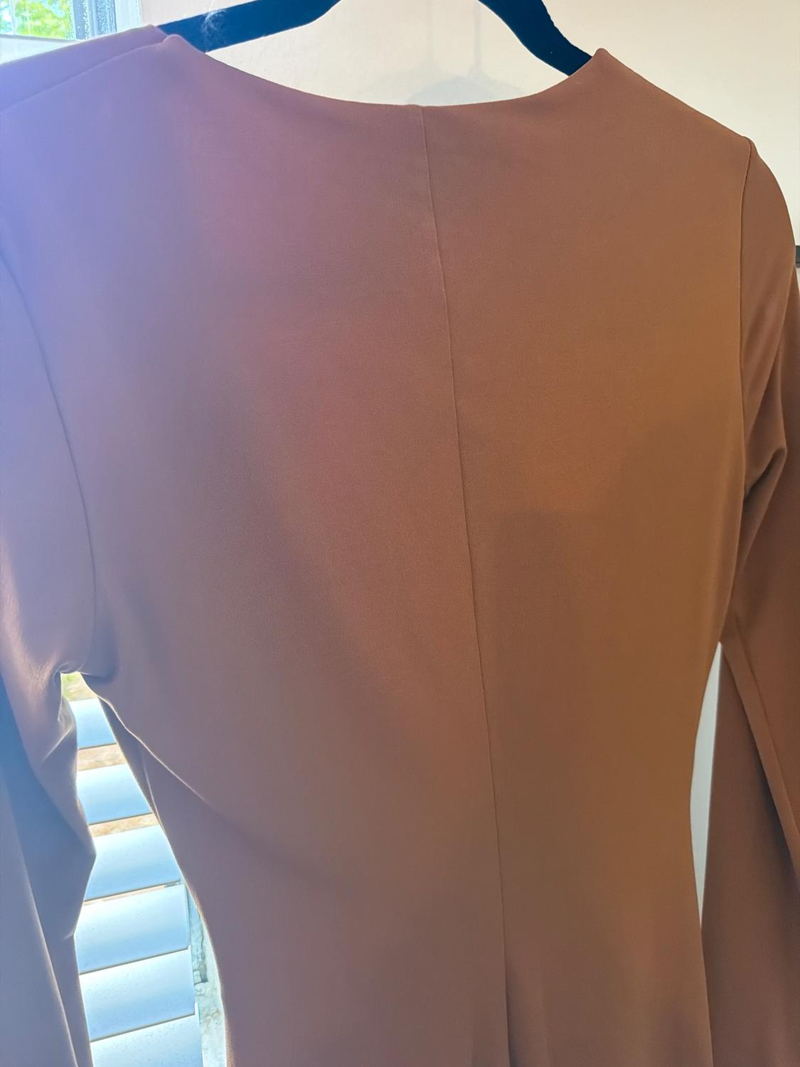 DRESS WITH DRAPED NECKLINE - Image 4