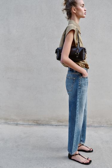 JEAN Z1975 CROPPED TAILLE NORMALE - Bleu de Zara - Image 2