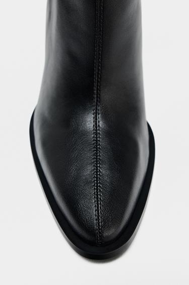 LEATHER OVER-THE-KNEE BOOTS 50TH ANNIVERSARY - Black by Zara - Image 4