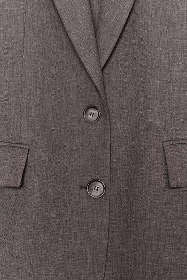 BLAZER OUVERTURE DOS - Marron de Zara - Image 8