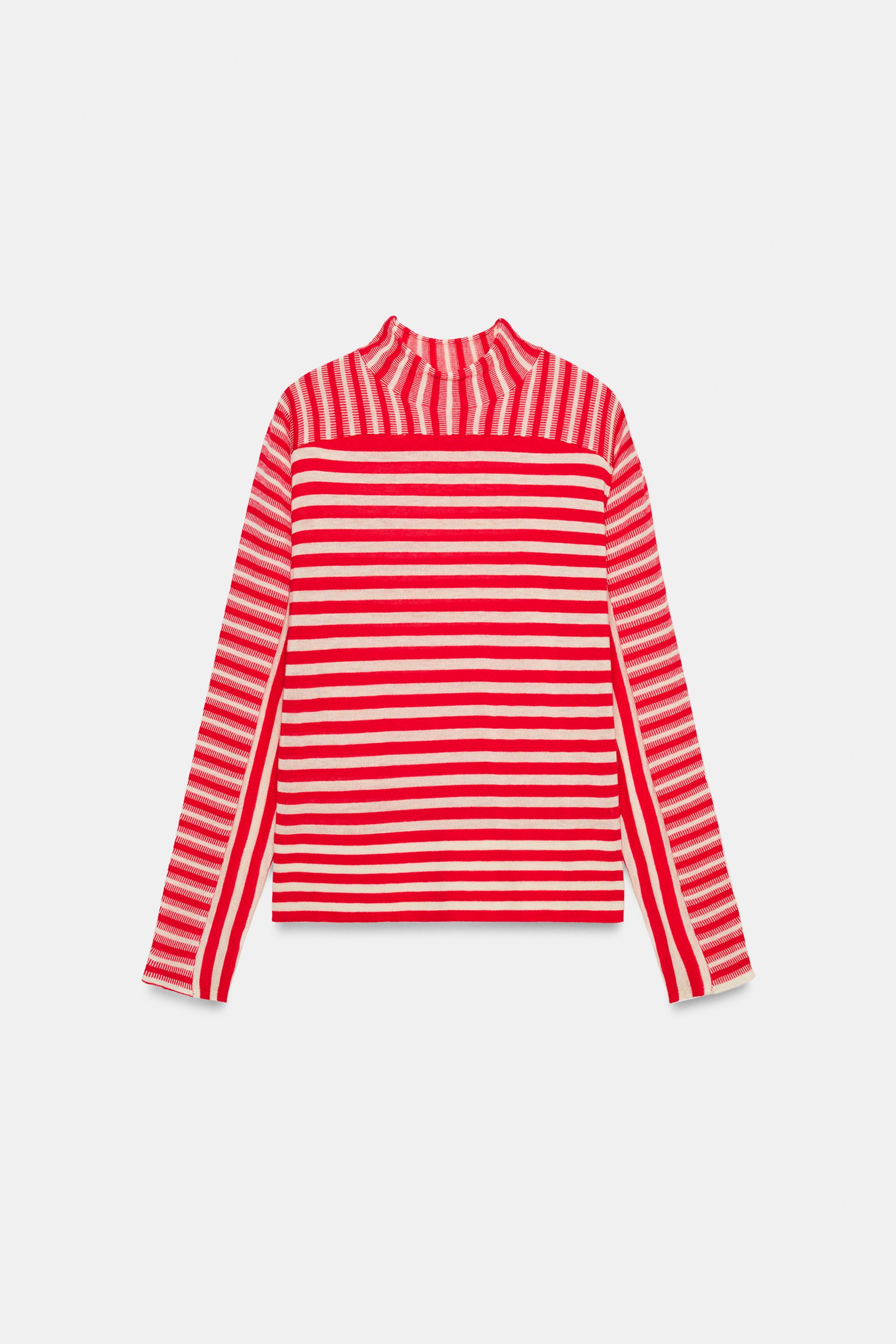 STRIPED WOOL JUMPER