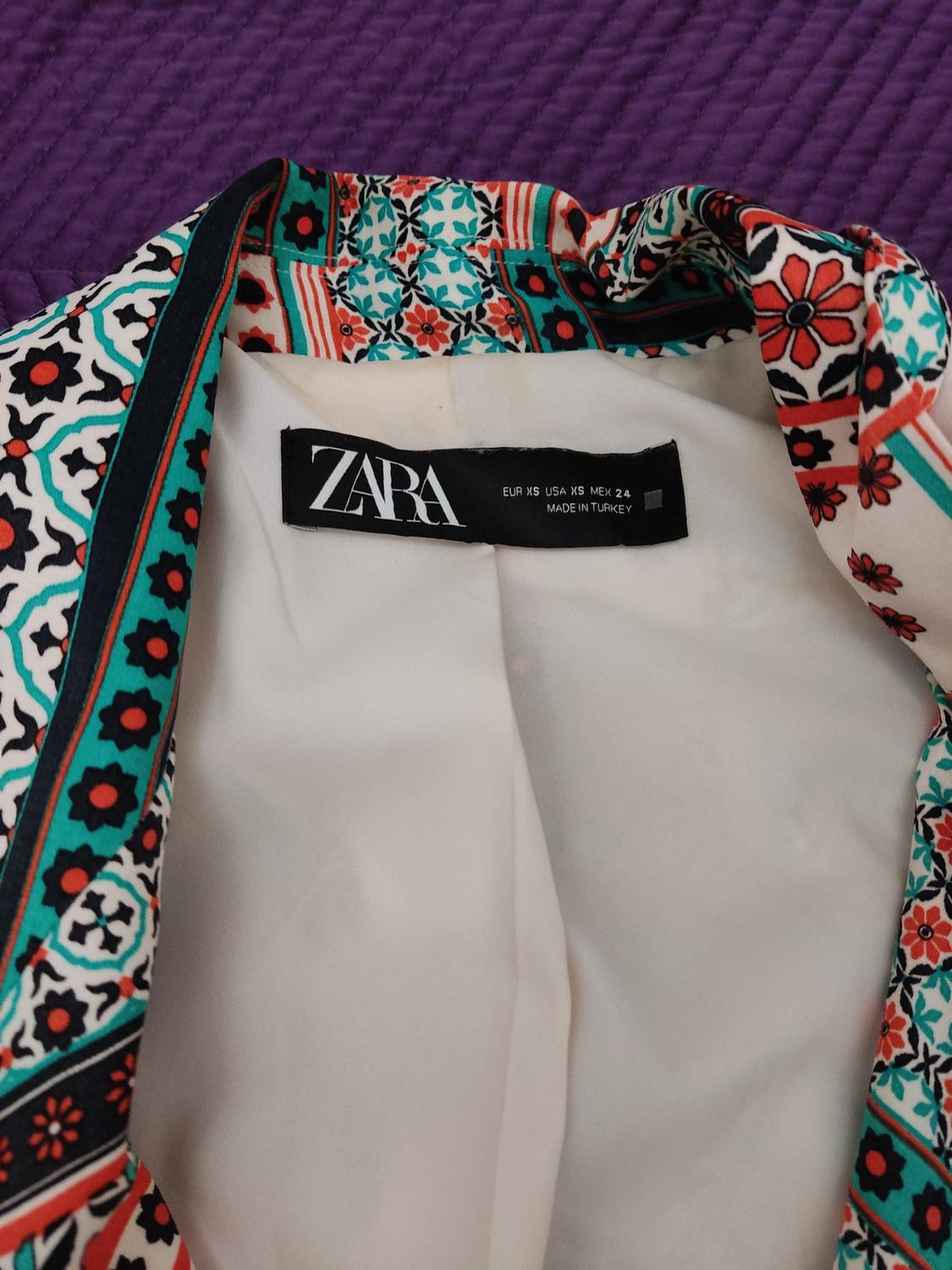 PRINTED FLOWING BLAZER - Image 3