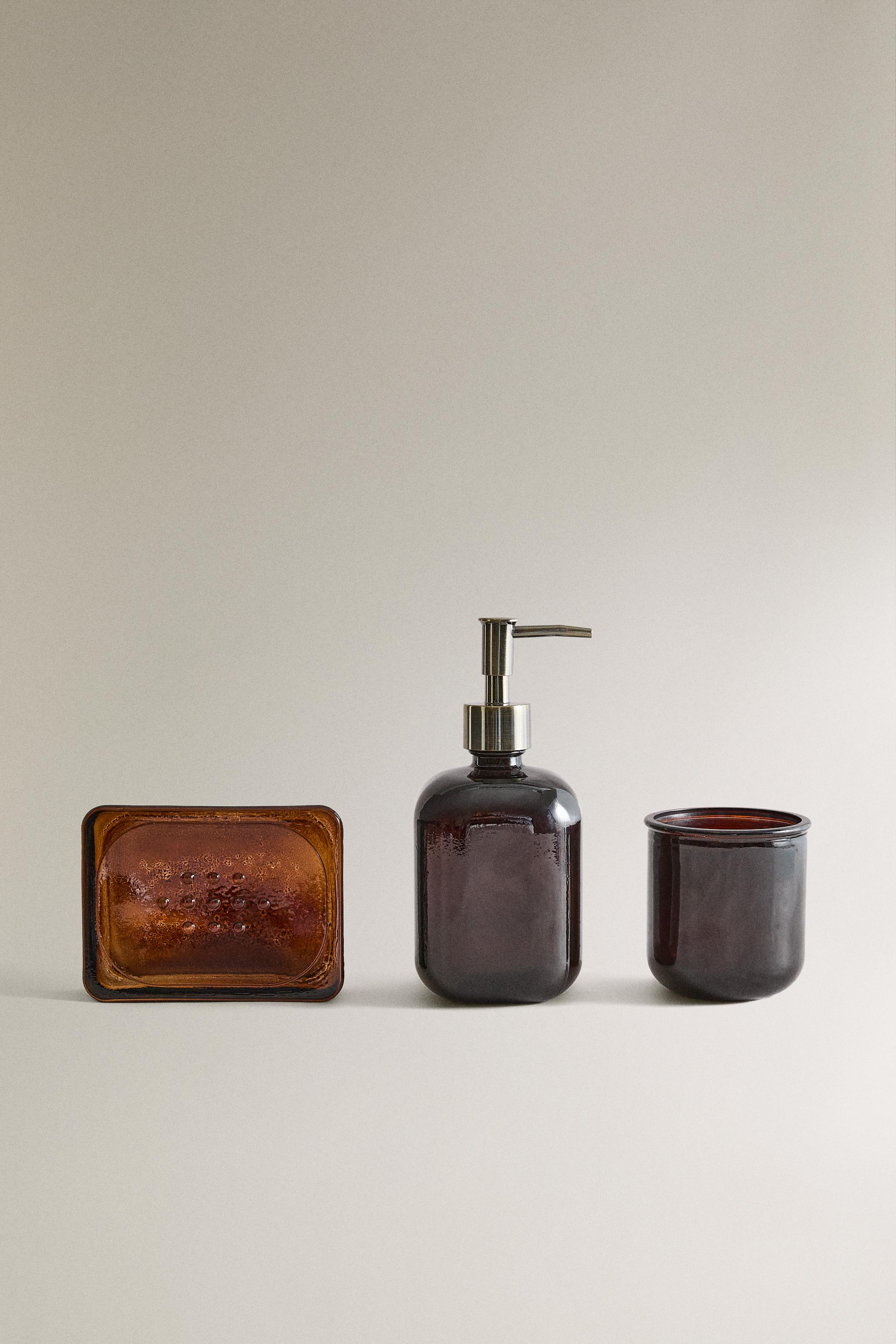 ブラウンガラス製バスアクセサリー | ZARA Japan / 日本