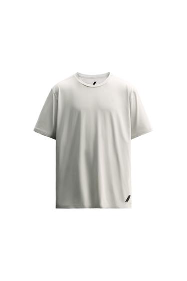 تيشرت تقني بيزك - رمادي فاتح by Zara