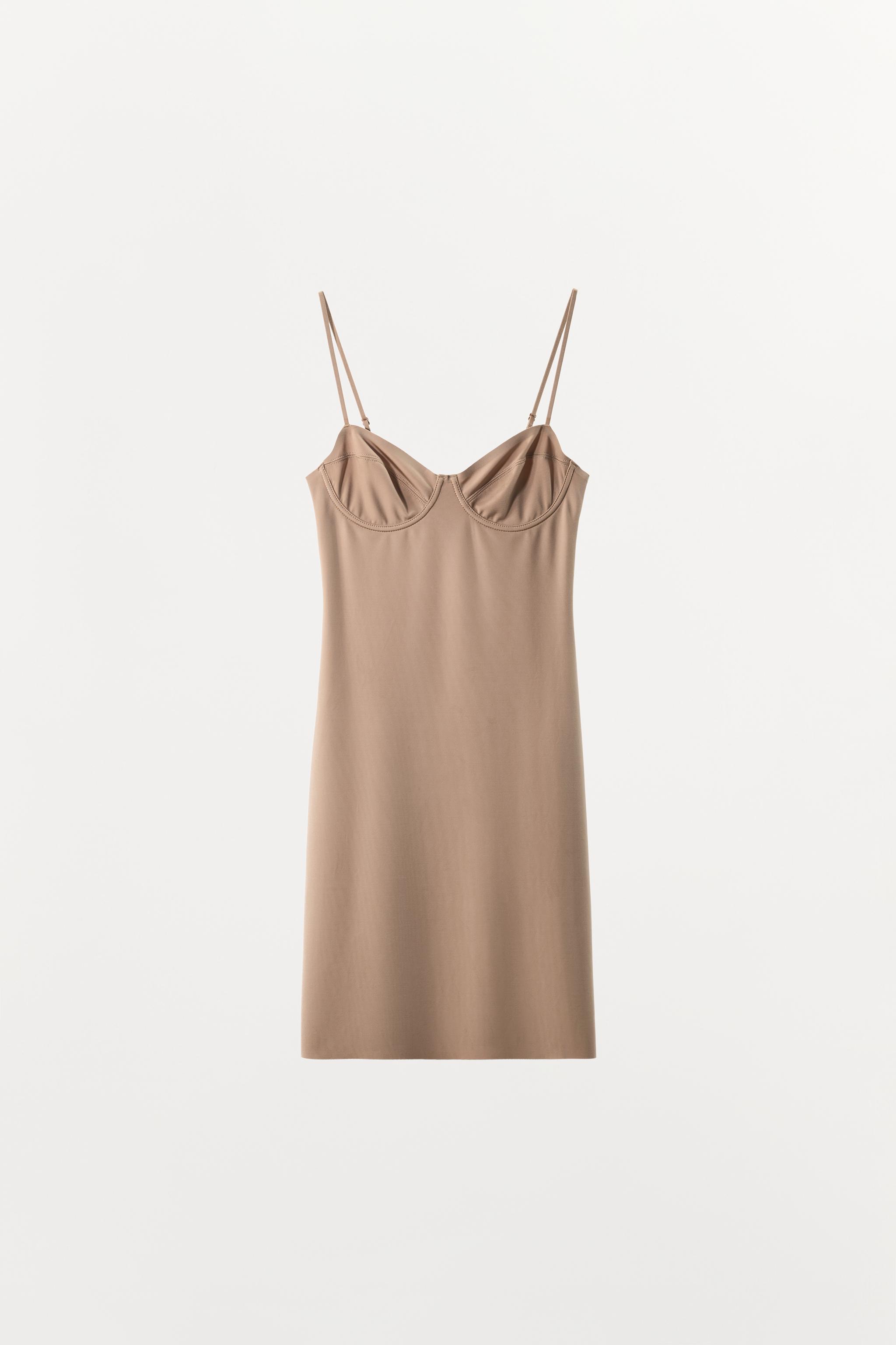 MINI DRESS WITH POLYAMIDE HOOPS