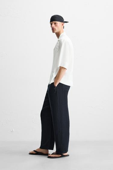 CHEMISE BRODERIE AJOURÉE - Blanc de Zara - Image 3