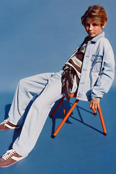 JEANS BAGGY - Azul claro de Zara