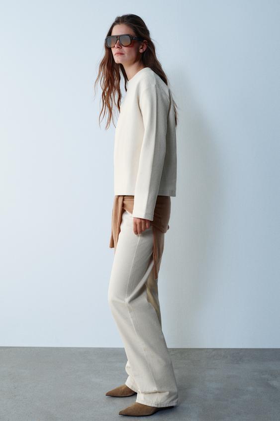TOP TEXTURÉ - Écru | ZARA France