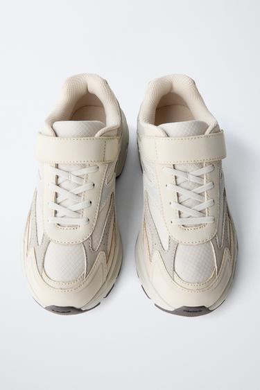 TENNIS AVEC PIÈCES MULTIPLES - Gris de Zara - Image 4