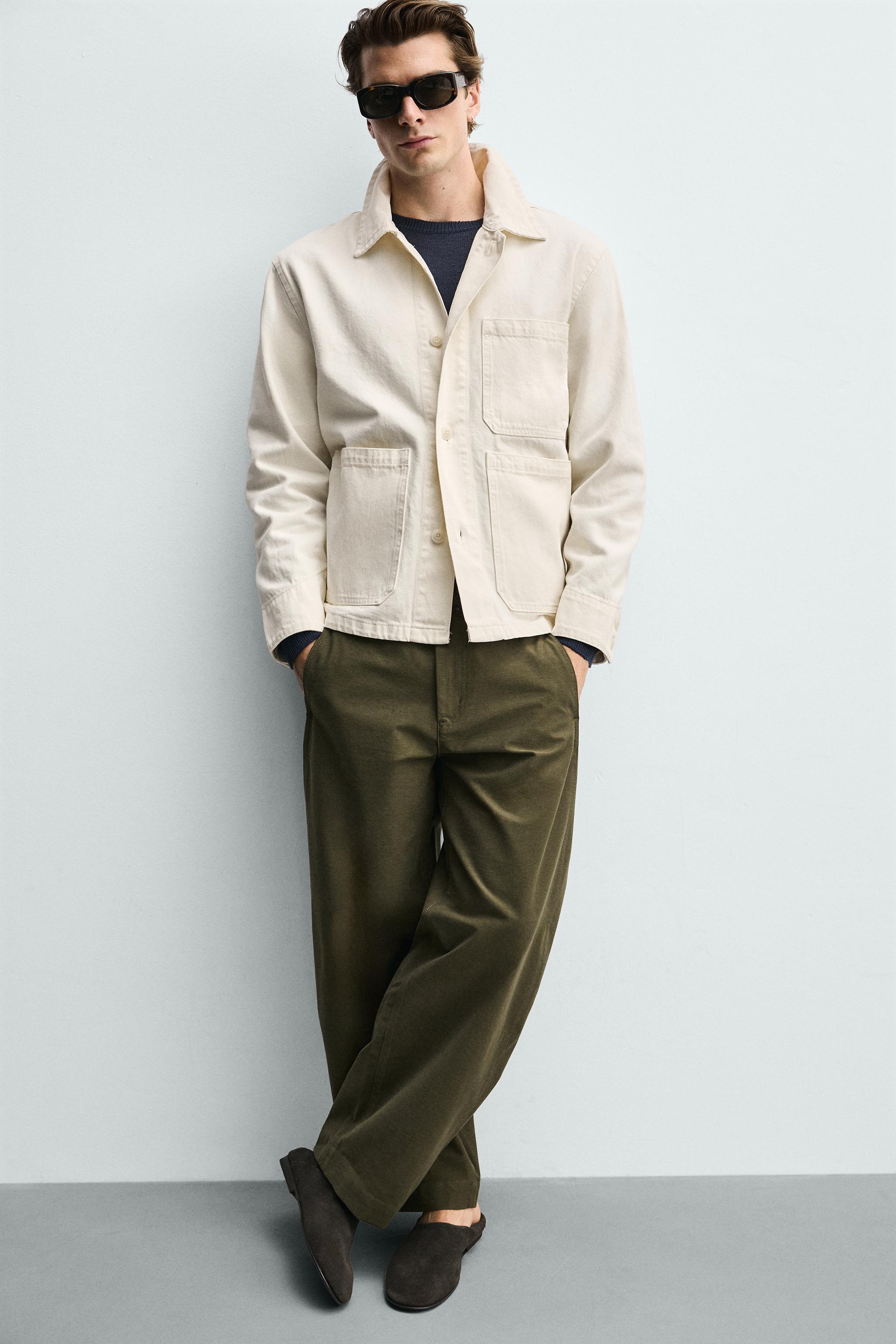 BLOUSON COUPE DÉCONTRACTÉE POCHES