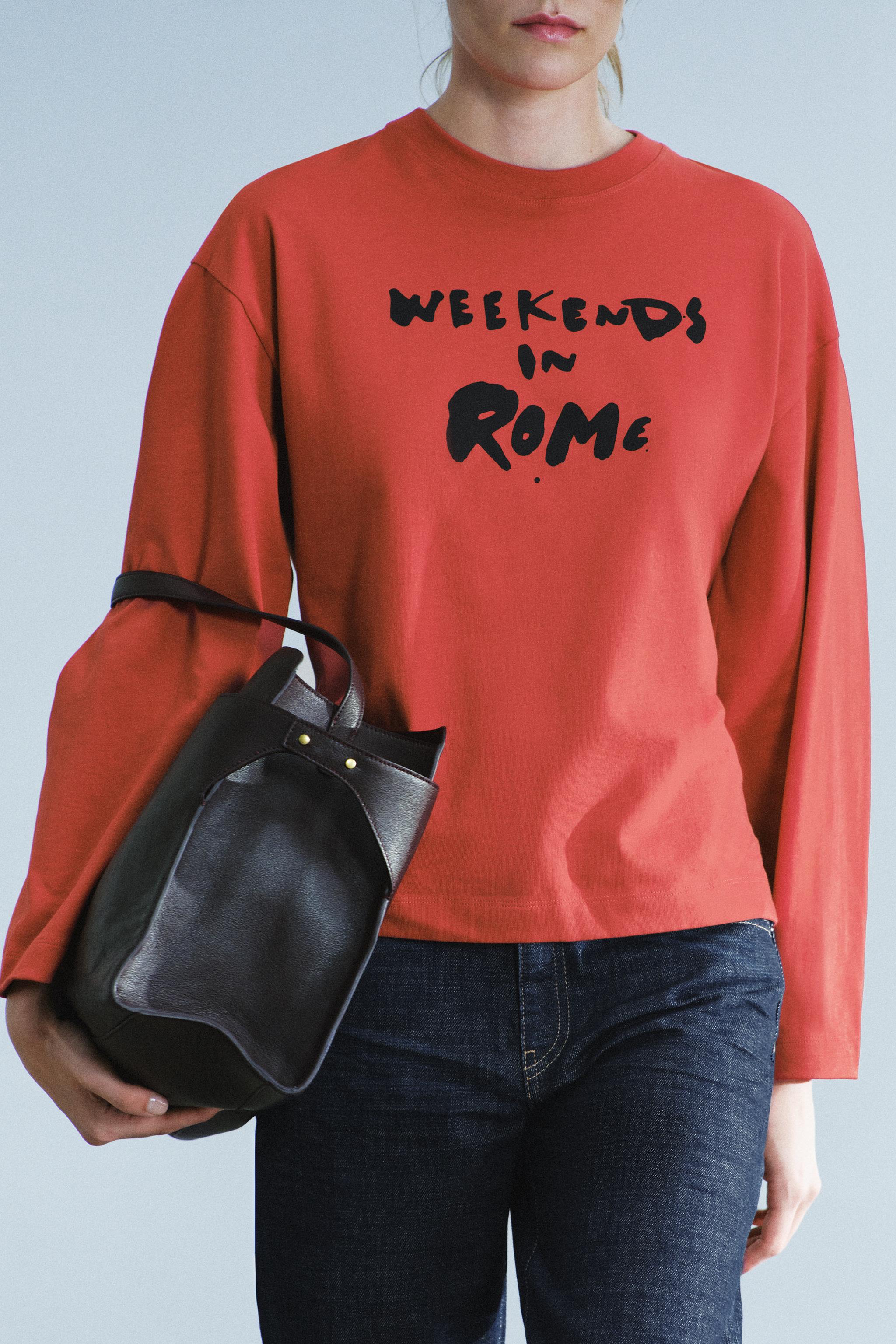 ROME TEXT T-SHIRT