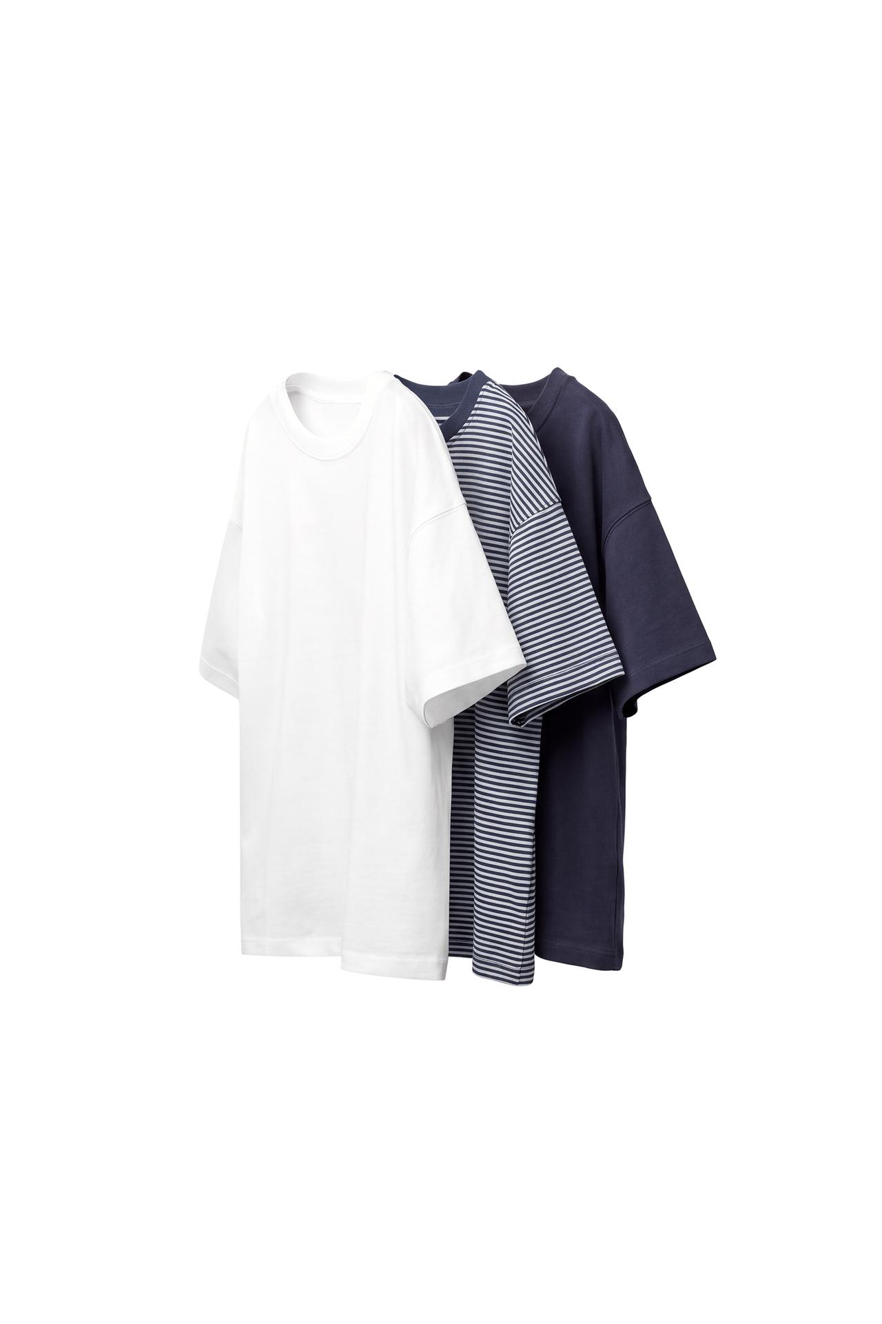 3-PACK OF PRINTED AND PLAIN T-SHIRTS