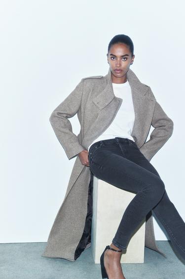 ДЖИНСЫ SKINNY СО СРЕДНЕЙ ПОСАДКОЙ — ZW COLLECTION — ЧЕРНЫЙ от Zara