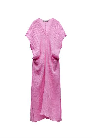 ZW COLLECTION 100% LINEN TUNIC DRESS