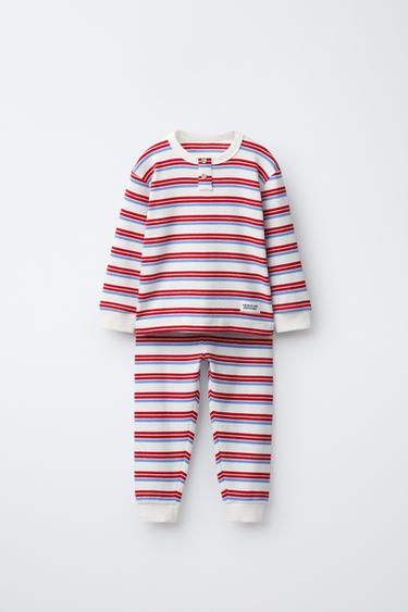 2-6 ANS/ PYJAMA À RAYURES - Écru de Zara