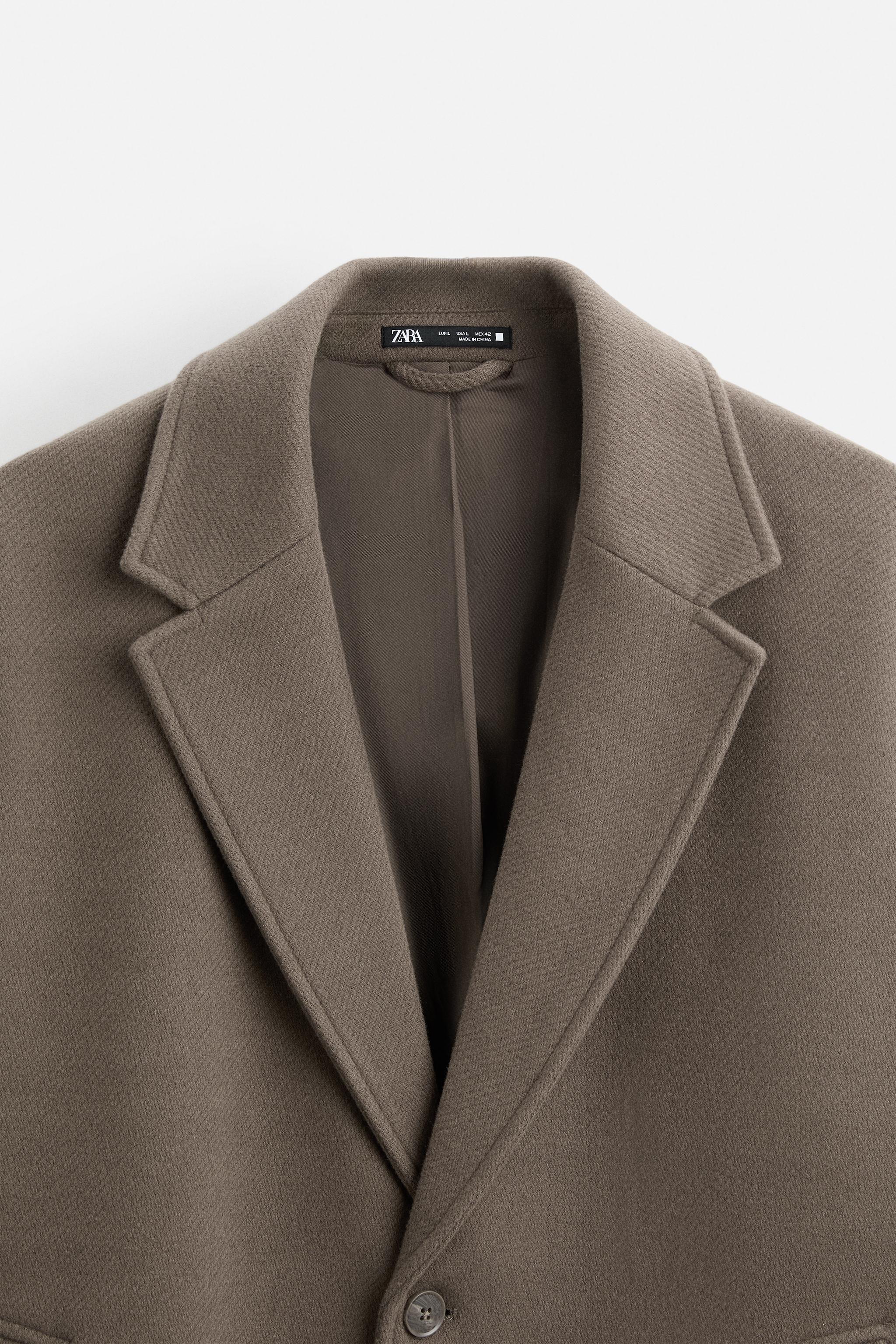 オーバーサイズフィットコート - サンド/ブラウン | ZARA Japan