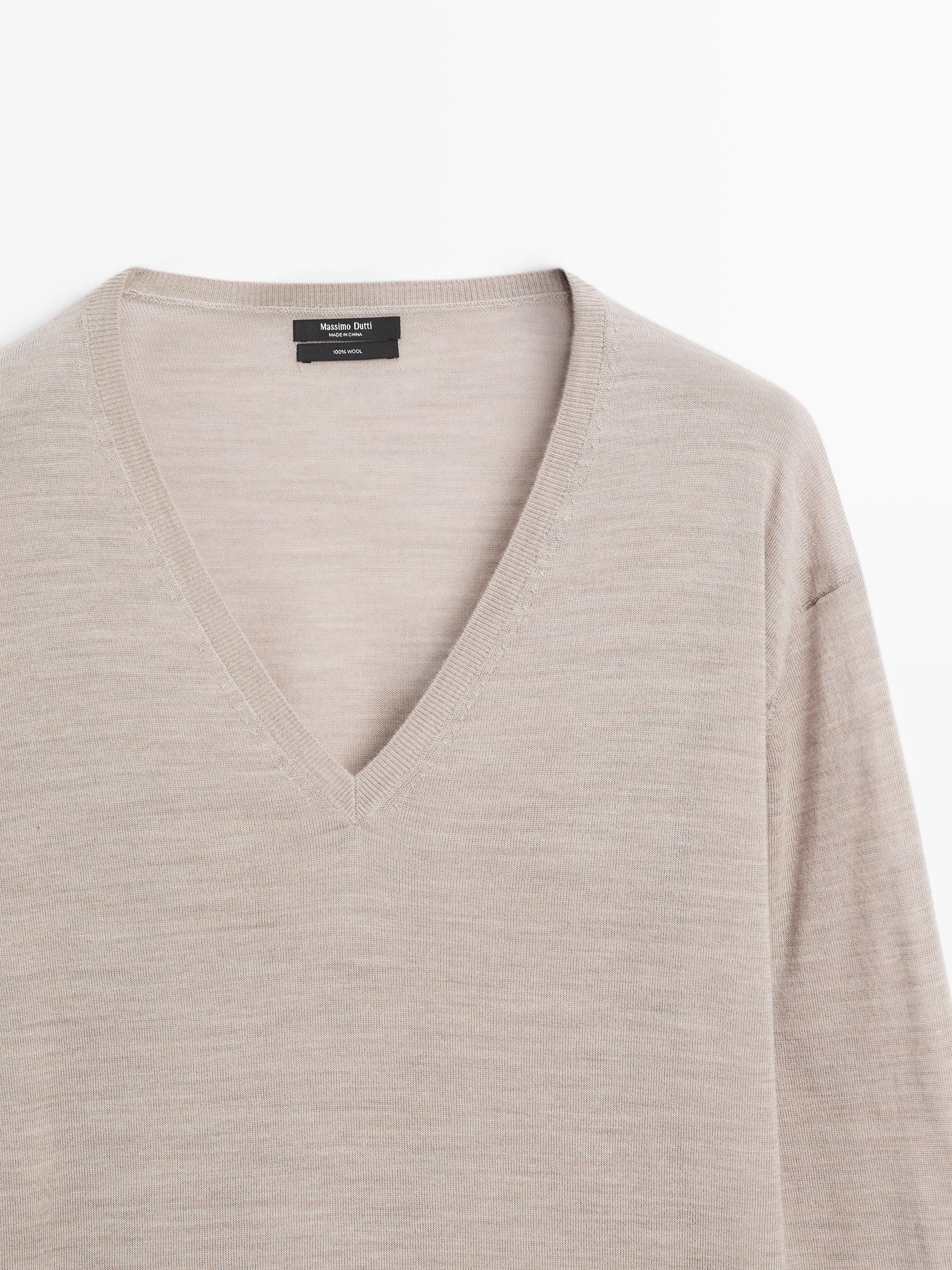 Pull en maille oversize 100 % laine