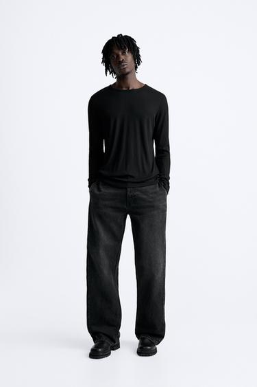 ДЖИНСЫ FLARED С МОЛНИЯМИ — УГОЛЬНЫЙ от Zara — изображение 0