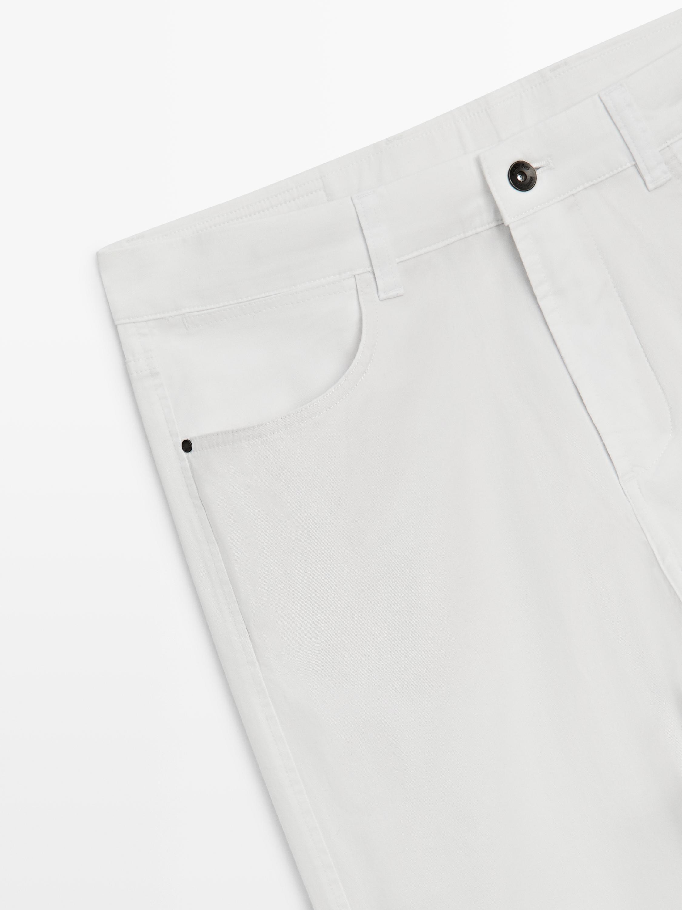 Faux jean slim fit