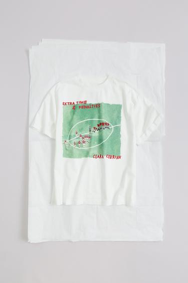 CLARA CEBRIAN © PRINT T-SHIRT - White by Zara