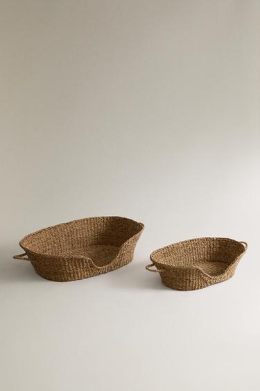 SEAGRASS PET BED - Light beige by Zara - Image 0