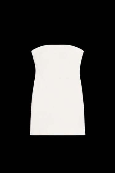 SHORT DRESS - Ecru by Zara - Image 0