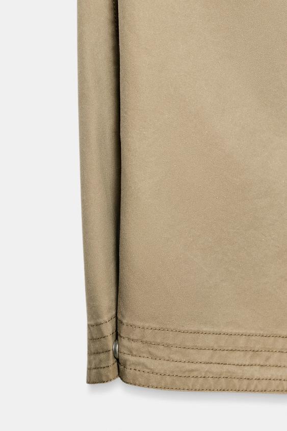 PANTALON CARGO ZW COLLECTION - Marron / Taupe de Zara - Image 8
