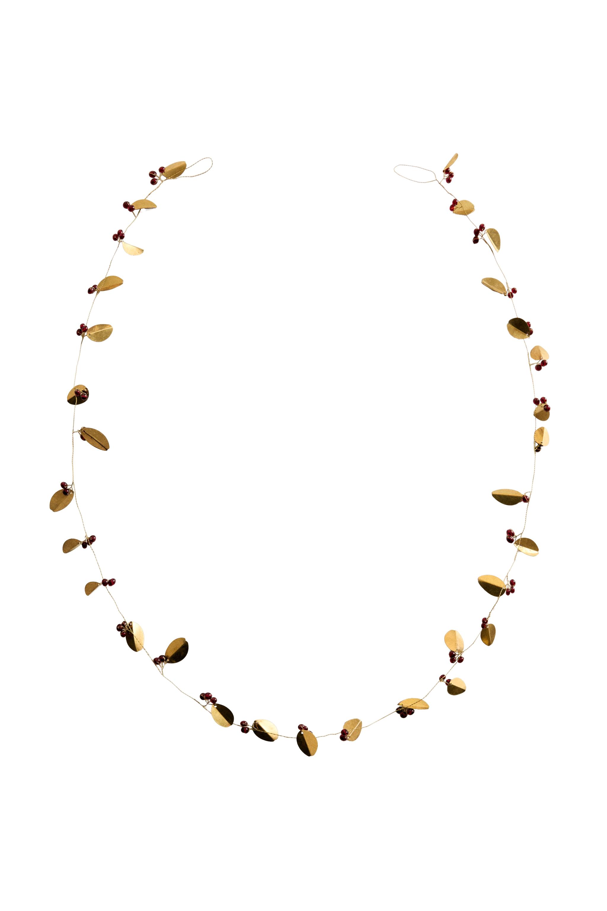 CHRISTMAS LEAF GARLAND - Golden | ZARA United States