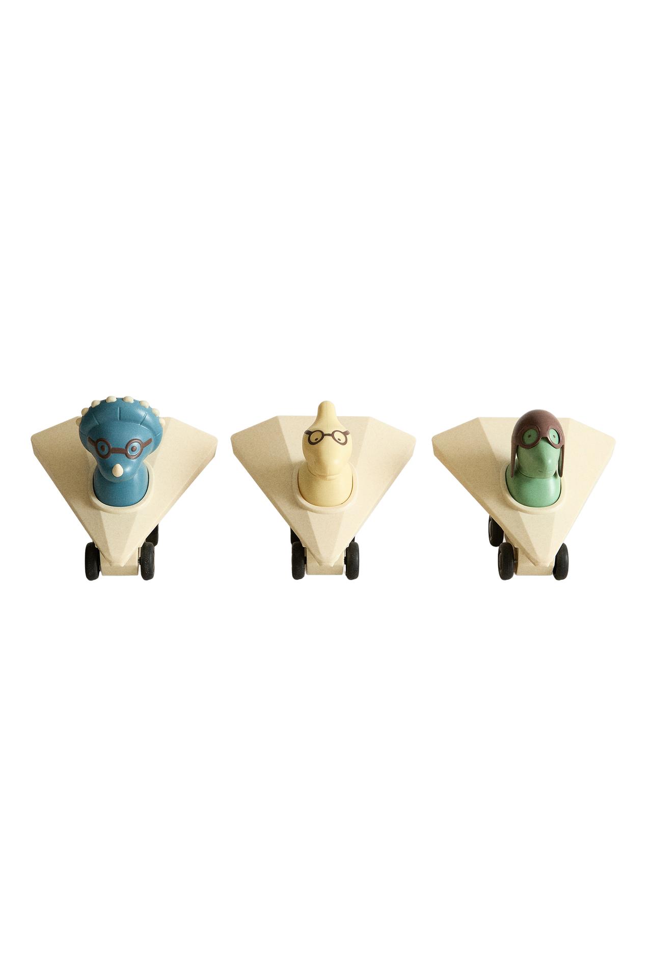 KIDS' DINOSAUR AEROPLANE TOY (SET OF 3)