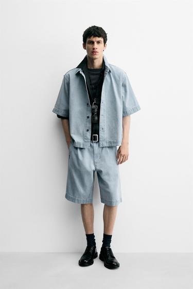 ДЖИНСОВИЙ КОМПЛЕКТ ВІЛЬНОГО КРОЮ - L Zara