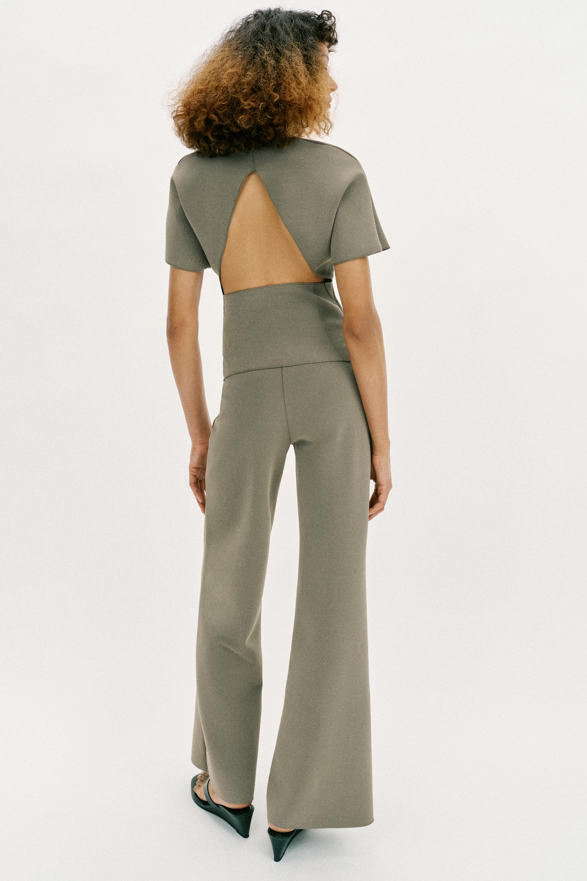 PANTALON LARGE STRETCH