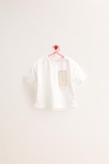 ZARA TIMELESS - COTTON T-SHIRT - White by Zara