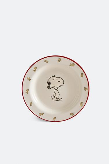 CHILDREN'S PEANUTS™ CERAMIC PLATE - Multicoloured by Zara