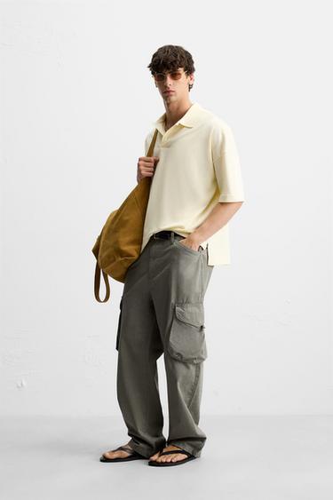 POLO COUPE DÉCONTRACTÉE - Jaune clair de Zara - Image 3