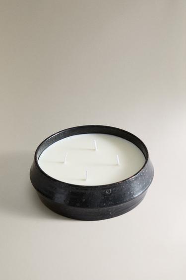 (780 G) AMBER VANILLA SCENTED CANDLE - stone by Zara - Image 1