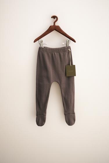 ZARA TIMELESS - POINTELLE LEGGINGS - Aubergine by Zara
