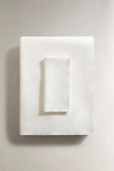 HEAVY COTTON TABLECLOTH - White by Zara - Image 4