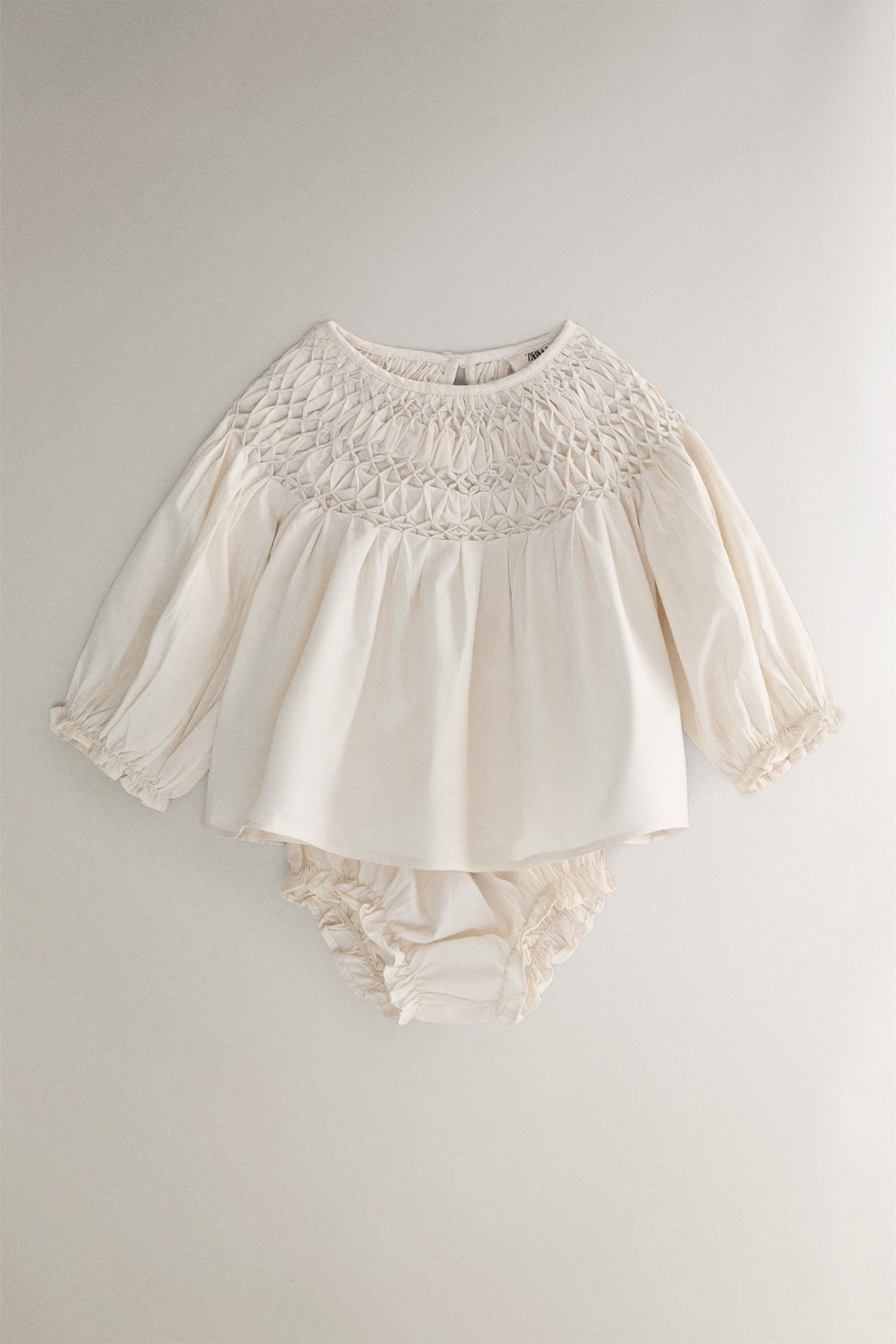 ZARAキッズフォーマット、セット キッズ ハニカム ベビーセット - クリーム | ZARA Japan / 日本