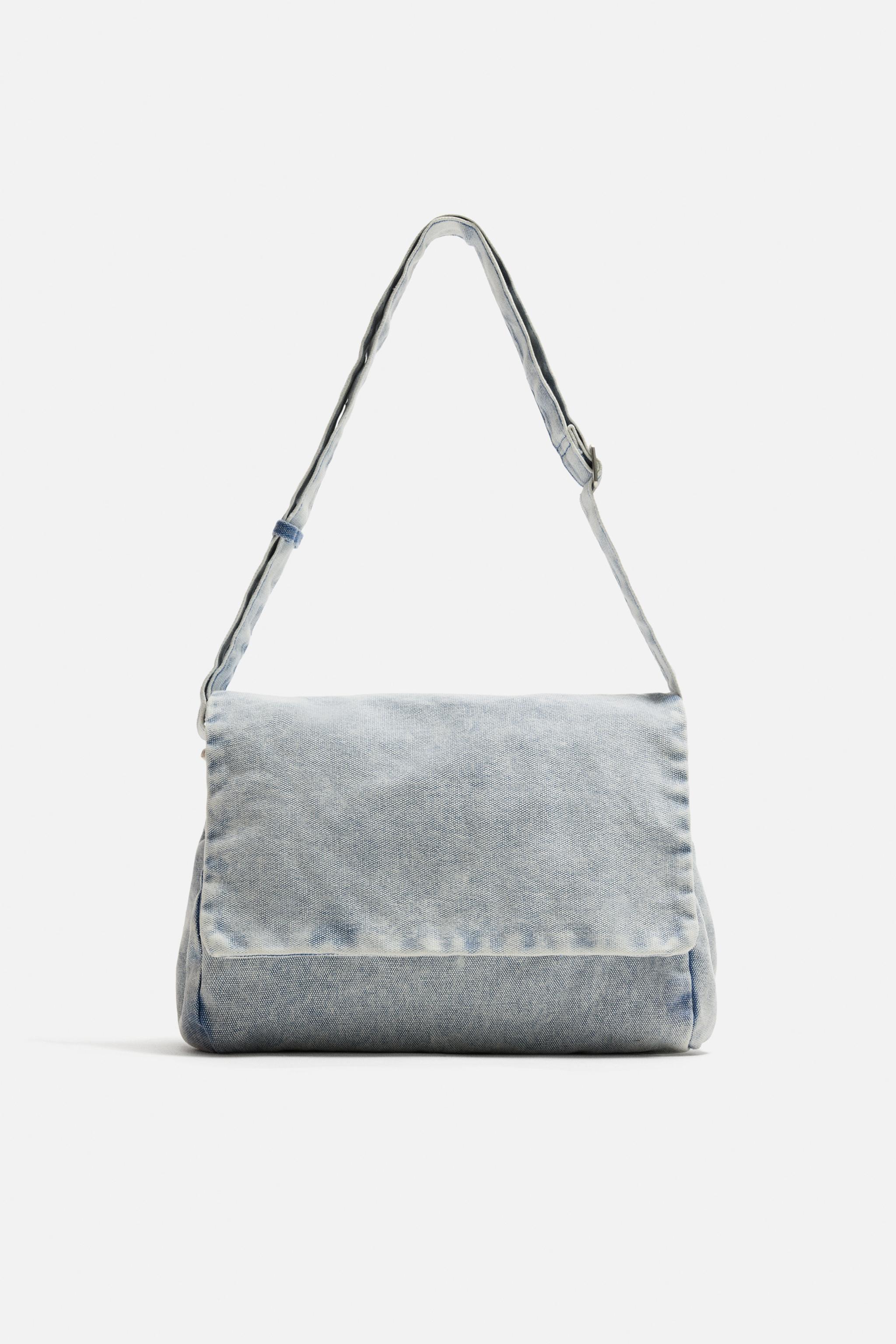 ●Fallett● Asymmetric bag denim light blue FA2401BG12BL Tory Burch Small Fleming Soft Denim Convertible Shoulder Bag
